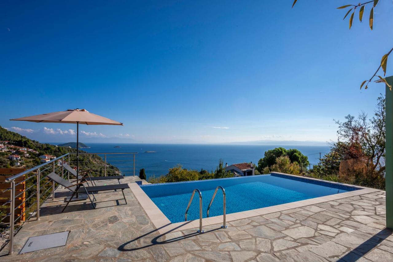 Olea Skopelos Villas With Swimming Pools & Sea View Panormos  Eksteriør bilde