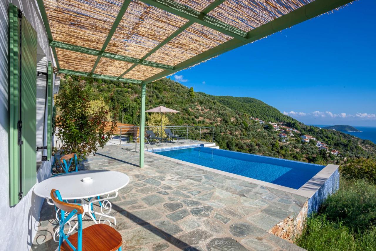 Olea Skopelos Villas With Swimming Pools & Sea View Panormos  Eksteriør bilde