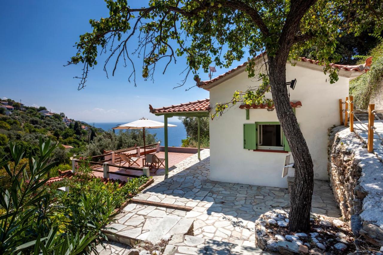 Olea Skopelos Villas With Swimming Pools & Sea View Panormos  Eksteriør bilde