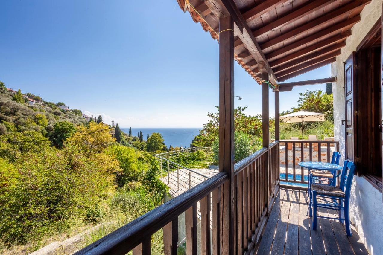 Olea Skopelos Villas With Swimming Pools & Sea View Panormos  Eksteriør bilde