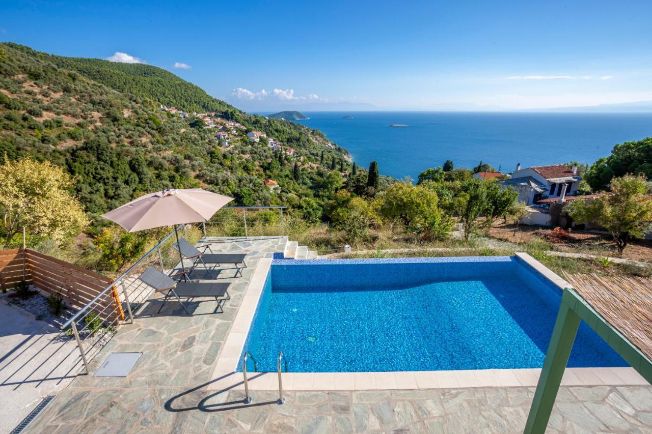 Olea Skopelos Villas With Swimming Pools & Sea View Panormos  Eksteriør bilde