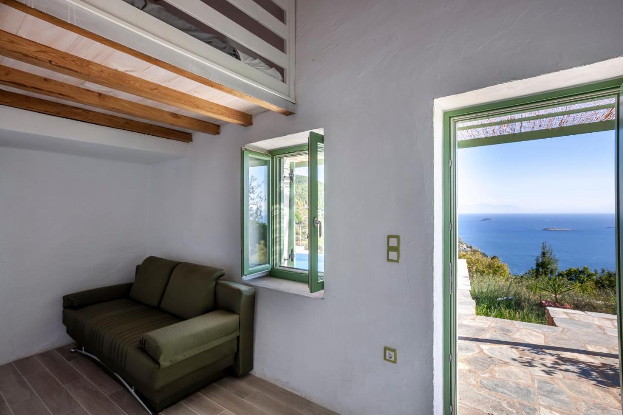 Olea Skopelos Villas With Swimming Pools & Sea View Panormos  Eksteriør bilde