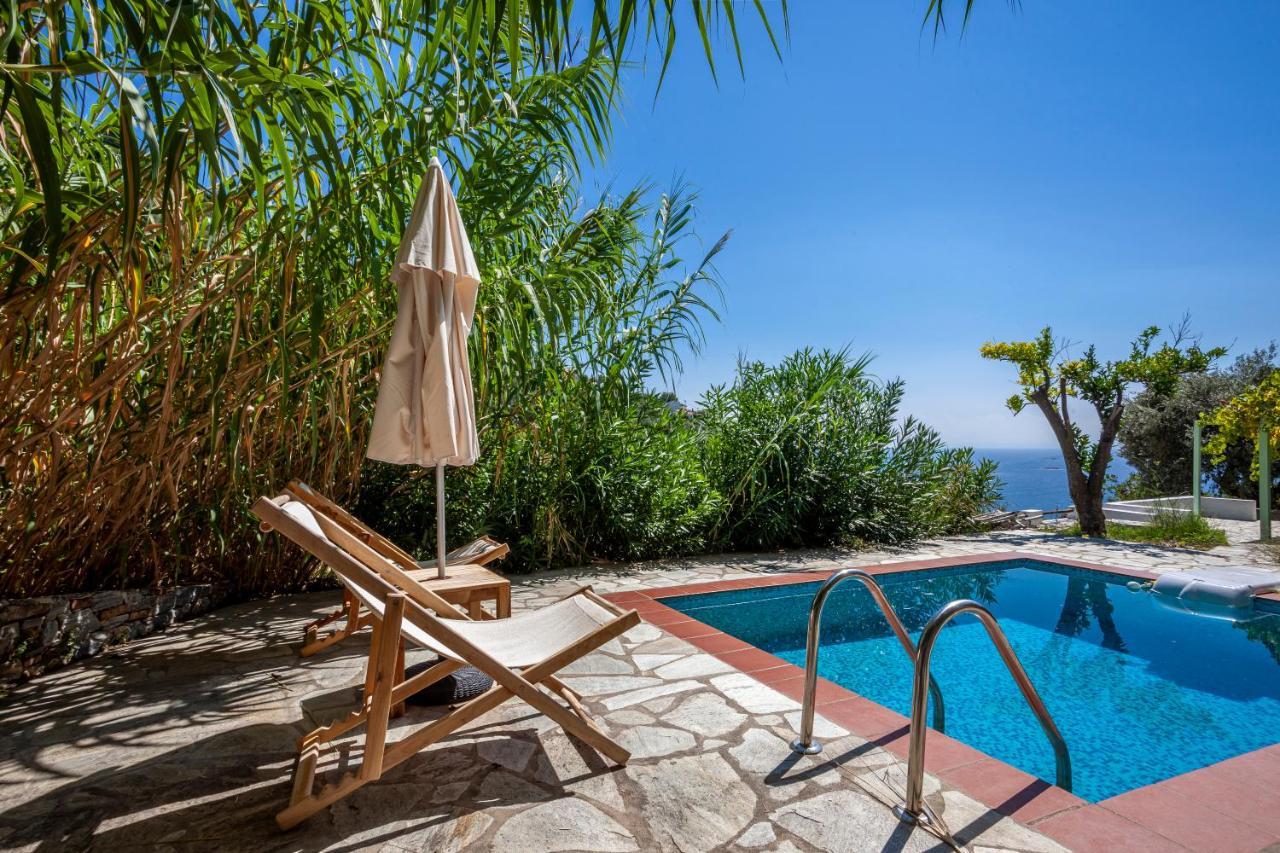 Olea Skopelos Villas With Swimming Pools & Sea View Panormos  Eksteriør bilde