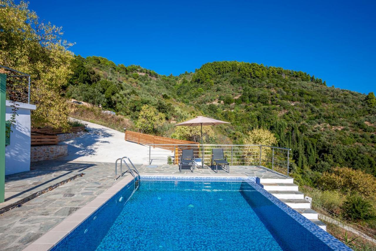 Olea Skopelos Villas With Swimming Pools & Sea View Panormos  Eksteriør bilde