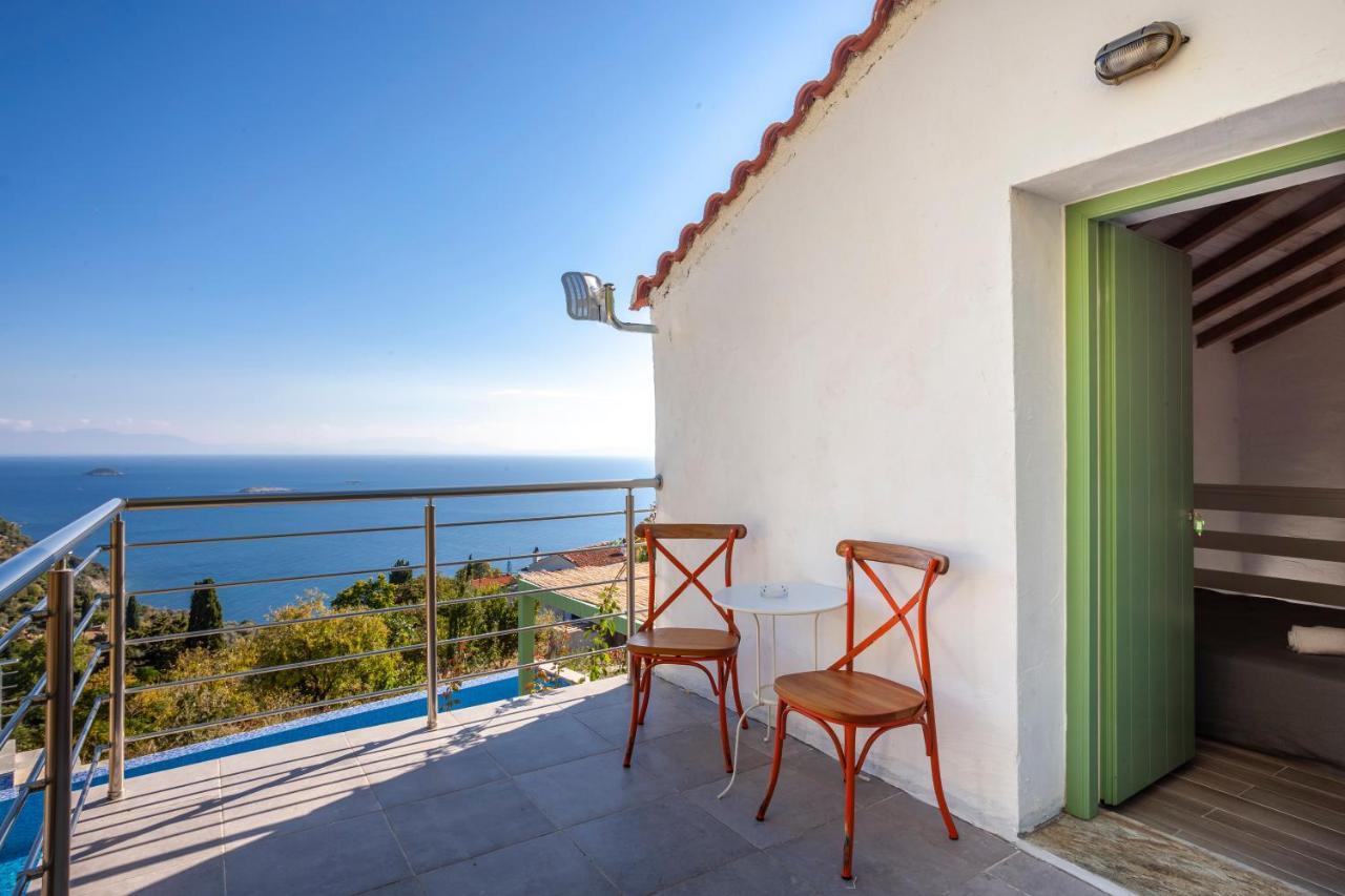 Olea Skopelos Villas With Swimming Pools & Sea View Panormos  Eksteriør bilde