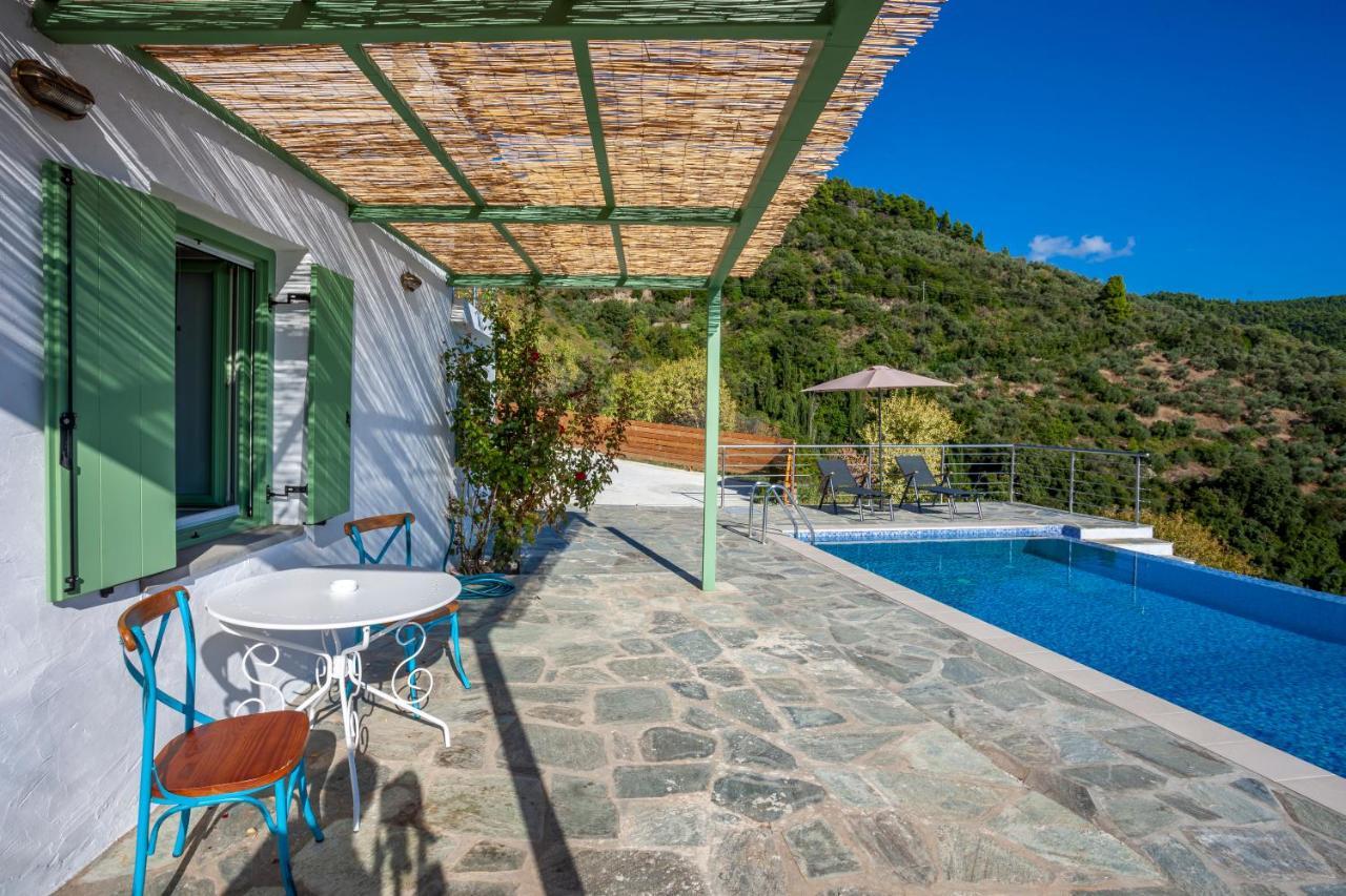Olea Skopelos Villas With Swimming Pools & Sea View Panormos  Eksteriør bilde