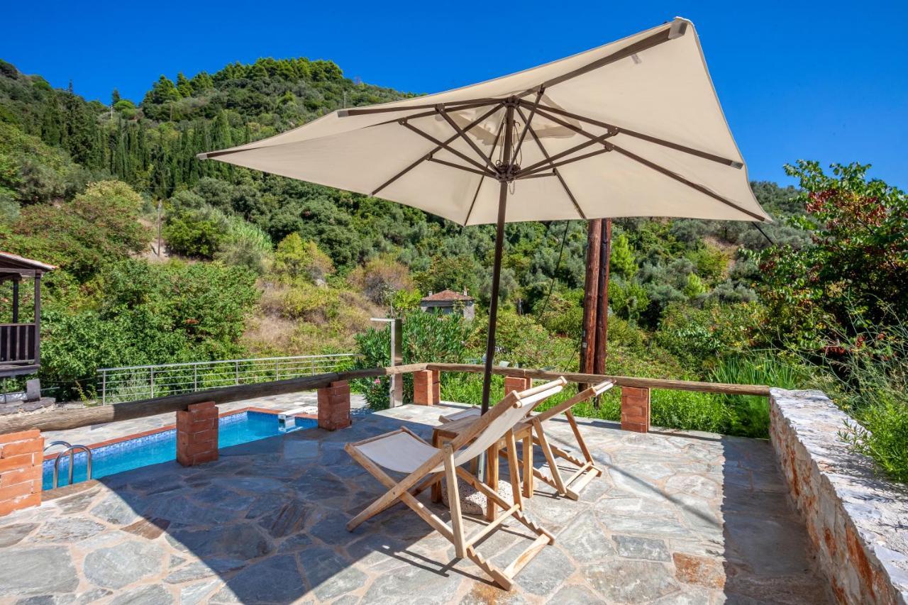 Olea Skopelos Villas With Swimming Pools & Sea View Panormos  Eksteriør bilde