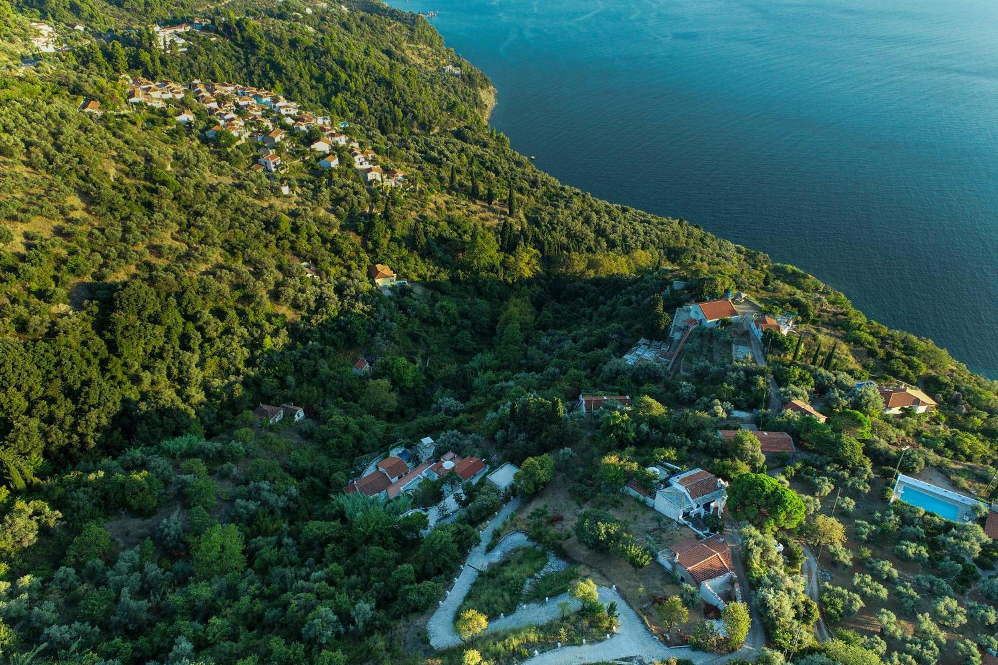 Olea Skopelos Villas With Swimming Pools & Sea View Panormos  Eksteriør bilde